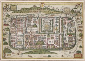 Old map of Jerusalem by van Adrichem