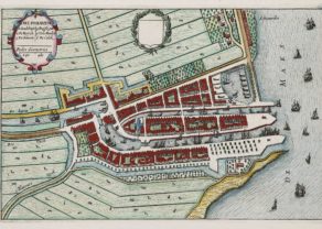 Old map Delfshaven by Joan Blaeu 1649
