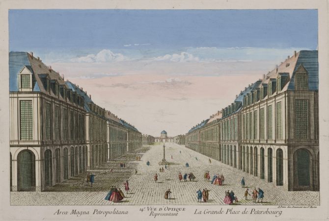 Optica print of Saint Petersburg by François Daumont