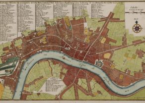 Old map of London by Nicolas de Fer, 1705