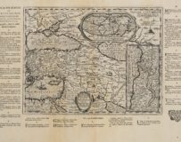 Rare old map of Middle East by Ortelius 1624