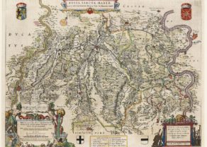 Map of Fossa Eugeniana by Blaeu