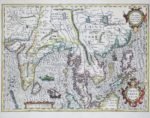 India and South East Asia, by Hondius, 1623