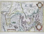India and South East Asia, by Hondius, 1623