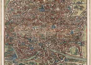 old map Ancient Rome by Van der Aa, 1729
