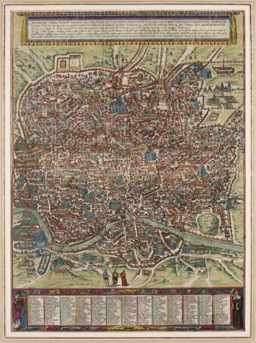 old map Ancient Rome by Van der Aa, 1729