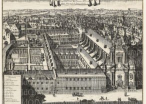 Augustinian Convent (Brussels) by Sanderus, 1663