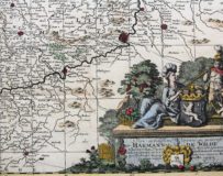 Flandria comitatus et Brabantiae ducatus (cartouche), Schenk, ca. 1700