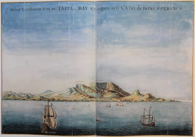 Vingboon's Atlas on Dutch East and West Indies (V.O.C. & W.I.C.) Cape of Good Hope 1621-1650