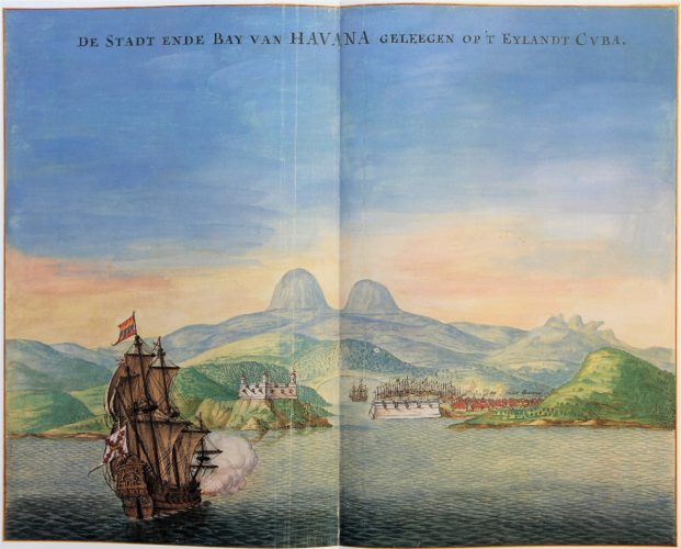 Vingboon's Atlas on Dutch East and West Indies (V.O.C. & W.I.C.) Havanna 1621-1650