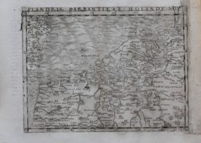 One of the oldest maps of the Low Countries by Gastaldi, 1548
