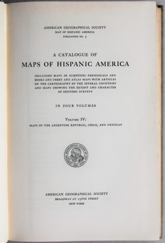 Full article: The American Geographical Society's Map of Hispanic America:  Million-Scale Mapping between the Wars