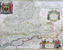 old map (17th century) of South Russia by Blaeu (Theatrum Orbis Terrarum)
