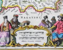 old map (17th century) of South Russia (scale bar) by Blaeu (Theatrum Orbis Terrarum)