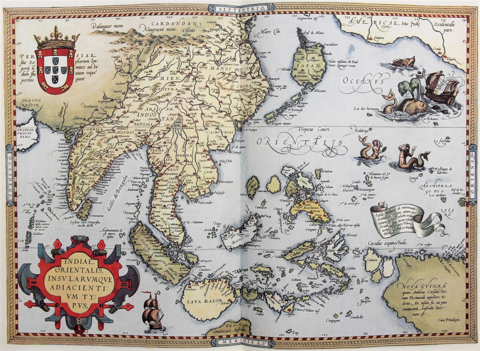 Theatrum Orbis Terrarum by Abraham Ortelius, facsimile CartaHistorica