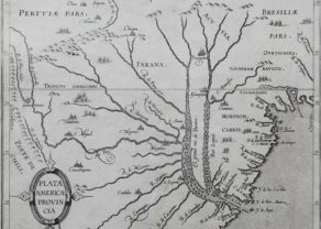 Old original map of Plata by Wytfliet