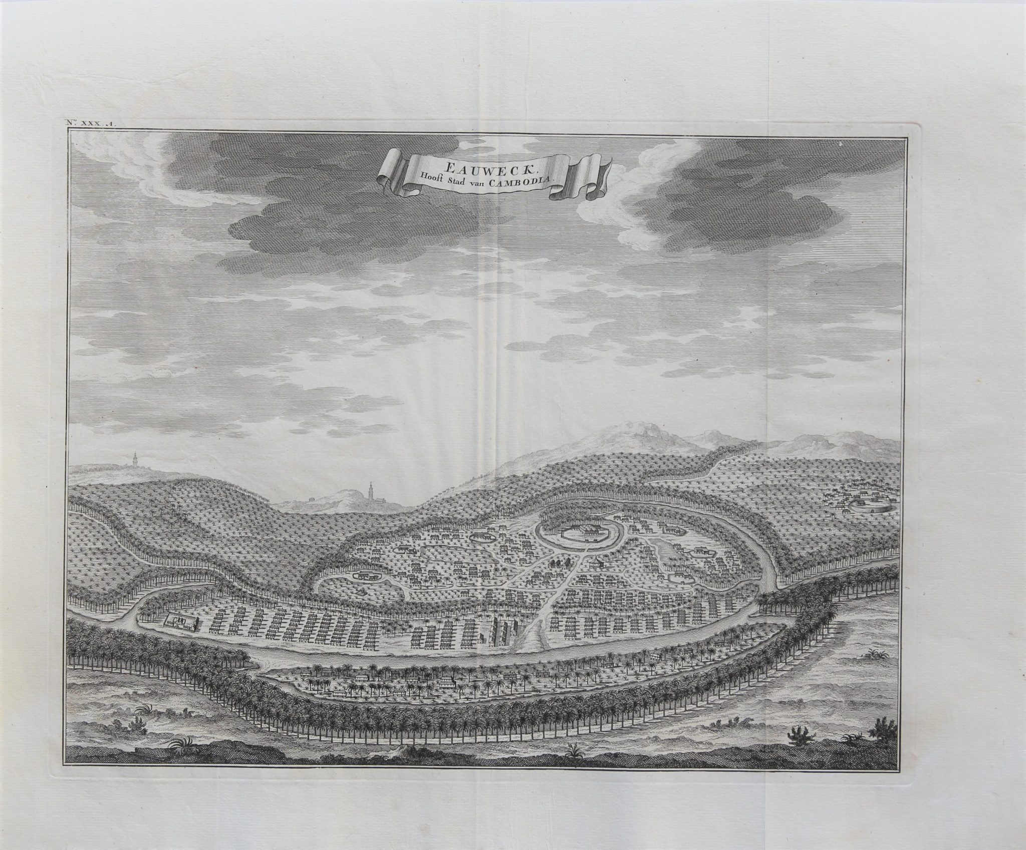 Longvek or Lavek (ancient capital of Cambodia) Eauweck by François