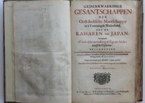 The Gedenkwaerdige Gesantschappen, published in Dutch in 1669, is the first major non-Jesuit European work to deal exclusively with Japan . With many views of Japan. Published by Monatnus