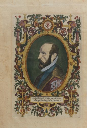 Old portrait of Ortelius by Galle