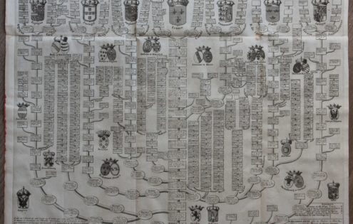 Genealogy of European Royal families linked to France, Chatelain, 1707