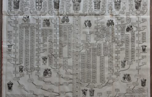 Genealogy of European Royal families linked to France, Chatelain, 1707